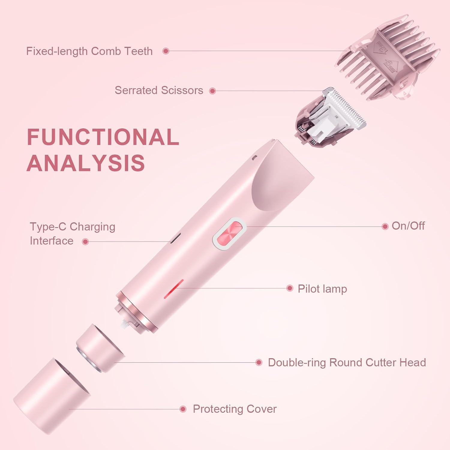 Double Head Electric Shaver For Female
