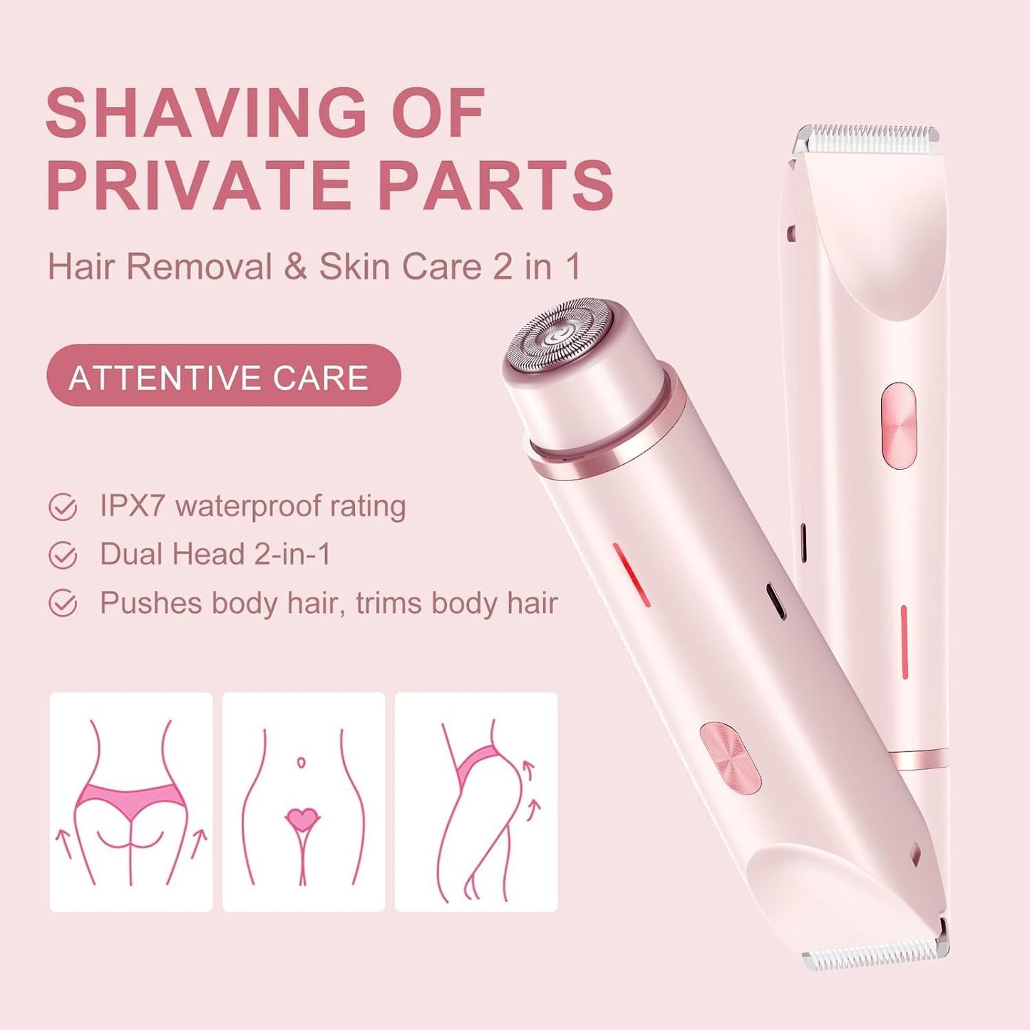 Double Head Electric Shaver For Female