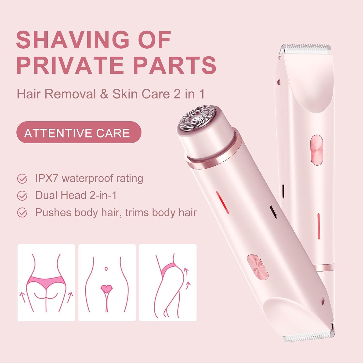 Double Head Electric Shaver For Female
