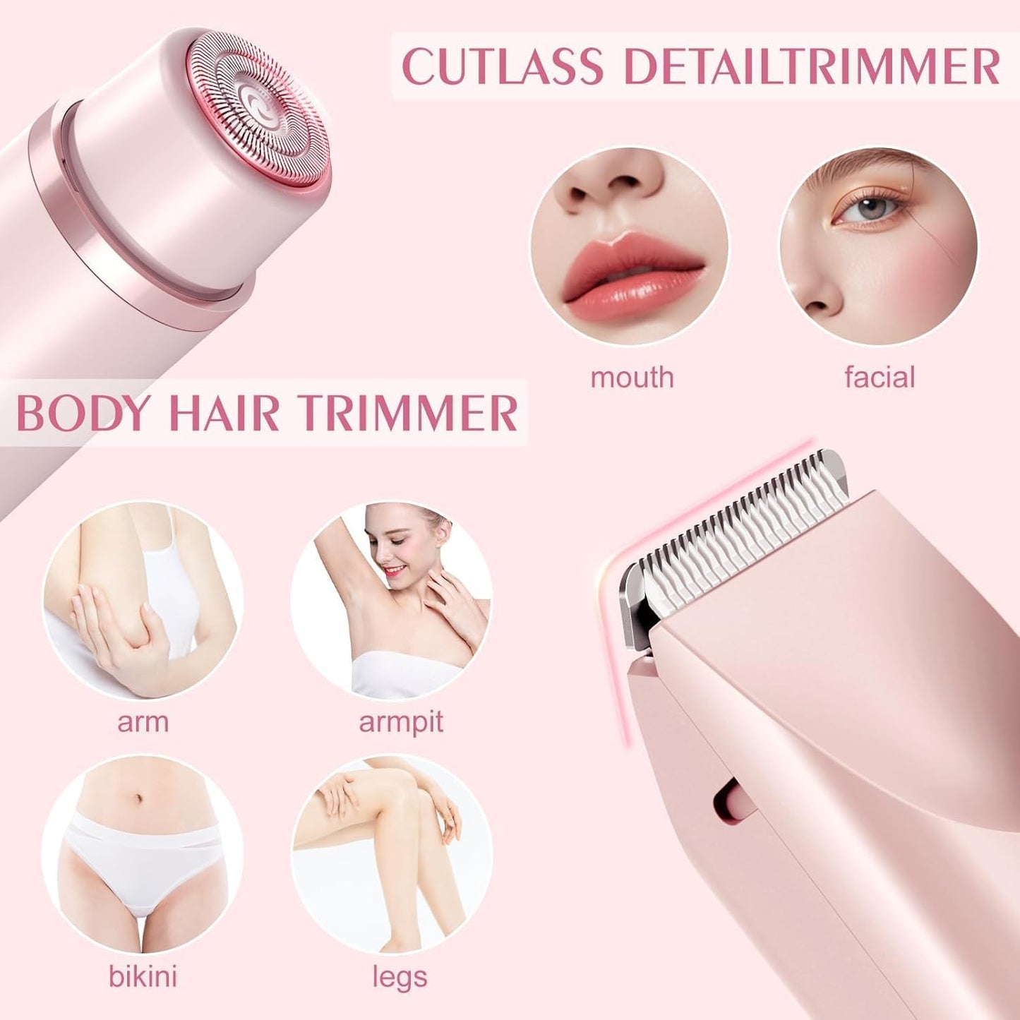 Double Head Electric Shaver For Female