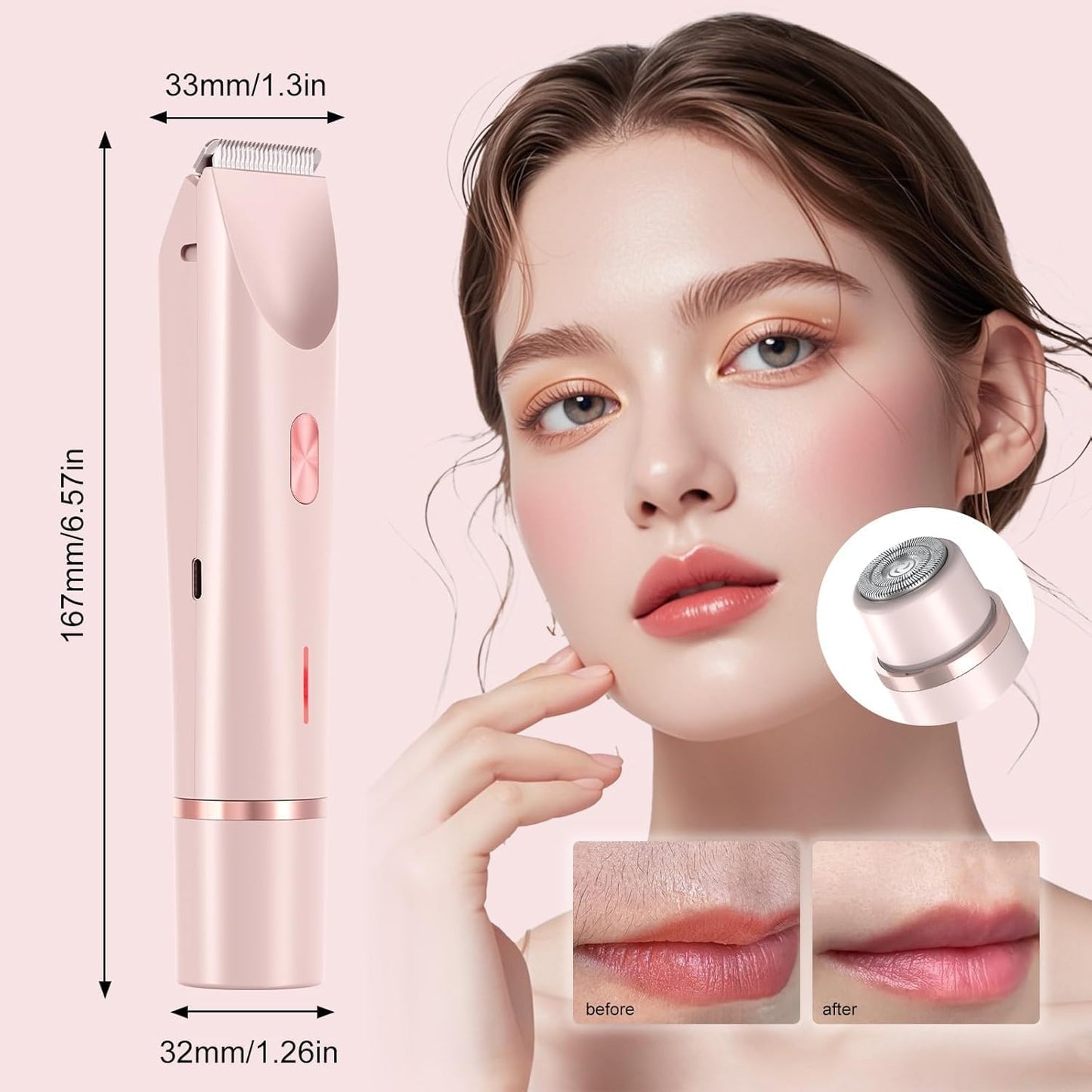 Double Head Electric Shaver For Female